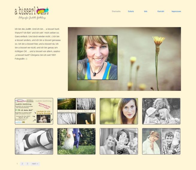 Projekt Homepage a-bisserl-bunt