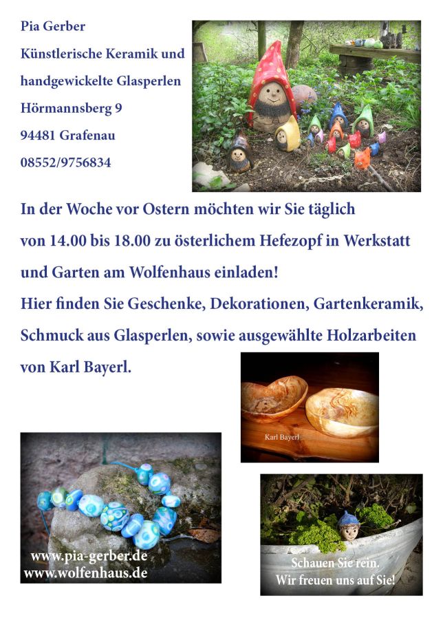 Flyer für Ostern Rückseite